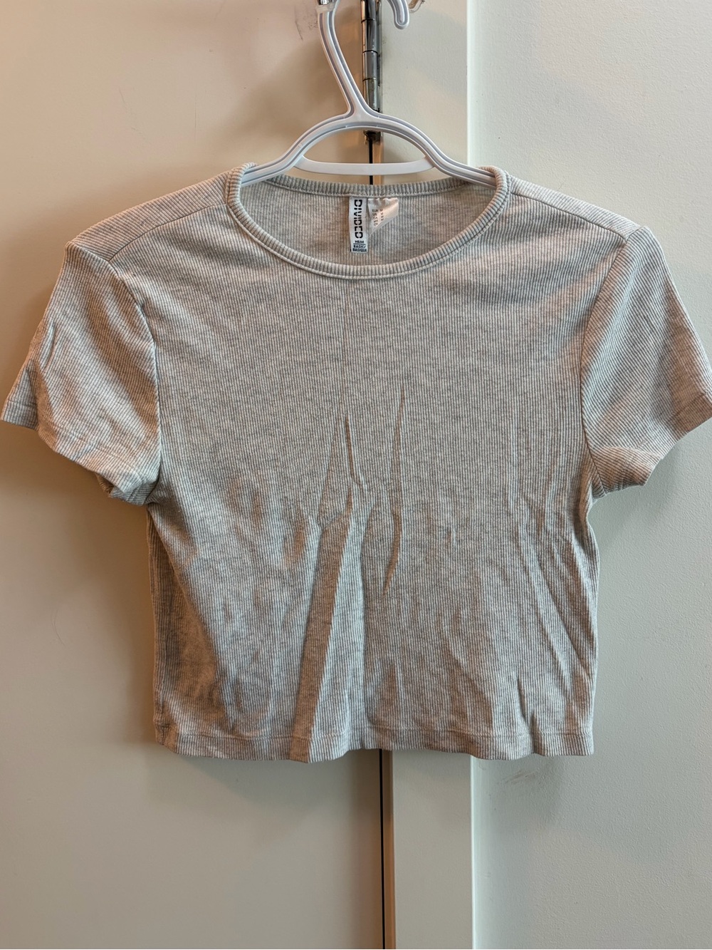 H&M Short Sleeve Ribbed Tee